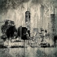 thumbnail image 2 of Prime, Marcus 15x15 Gold Ornate Wood Framed with Double Matting Museum Art Print Titled - Industrial City, 2 of 4