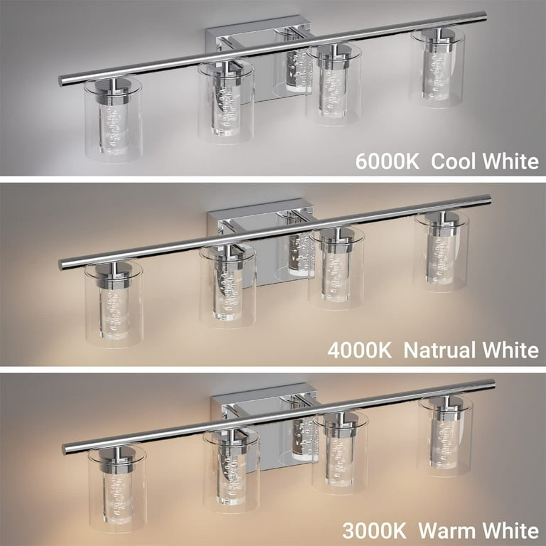 4 ft best sale bathroom light fixture