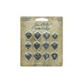 thumbnail image 1 of Tim Holtz Idea-ology Décorations Cœurs, 1 of 2