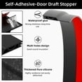 thumbnail image 2 of chalian Door Draft Stopper for Bottom of Door,Adjustable Weather Stripping Door Seal for Cold Insulation, Under Door Sweep for Exterior & Interior Doors, Door Bottom Seal Blocker Noise (78inch,Black), 2 of 10