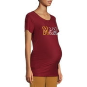 Time and Tru Women’s Maternity Mama Graphic T-Shirt