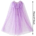 thumbnail image 2 of Cape de Princesse Cape Colorée de Princesse Déguisement de Princesse Fête Cosplay, 2 of 7
