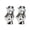 Silver-1B-home supplies, variant on LEFTHIGH Home Aureate Ceramic Valentine's Day Love Heart Gesture Figurine Set of 2 Desktop TV Cabinet Decor Romantic Ornament Gold and Silver Funny Gifts