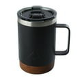 thumbnail image 6 of Ozark Trail 16 oz Insulated Stainless Steel Coffee Mug with Cork Bottom, Black, 6 of 9