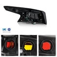 thumbnail image 2 of AKKON - Fits 2019-2022 Altima Sedan Model [Halogen Type] Chrome Red Tail Light Brake Lamp Outer Left Driver Side Replacement, 2 of 6