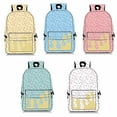 thumbnail image 5 of Ice Cream Drip Backpack Kawaii Shoulder Bagpacks with Side Casual Messenger Bag Pockets Large Capacity Daypack for Travel Hiking Camping Fashion Travel Daypacks (Purple), 5 of 9
