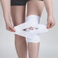 thumbnail image 3 of Rodillera Para Ligamento Cruzado Varillas Flexibles Abierta Neopreno-Pierna izquierda blanca, 3 of 5