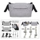 thumbnail image 4 of Cochecito organizador para cochecito Sunnimix con portavasos gris, 4 of 8