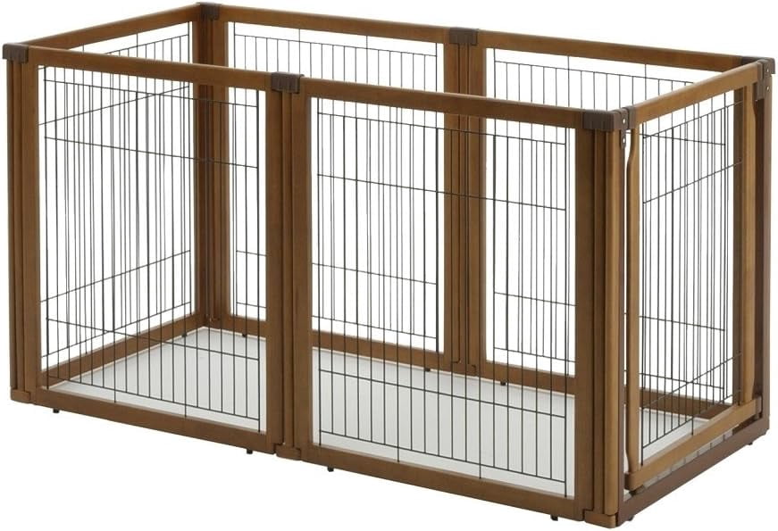 Richell 31.50"H Convertible Elite Dog Gate, Autumn Matte