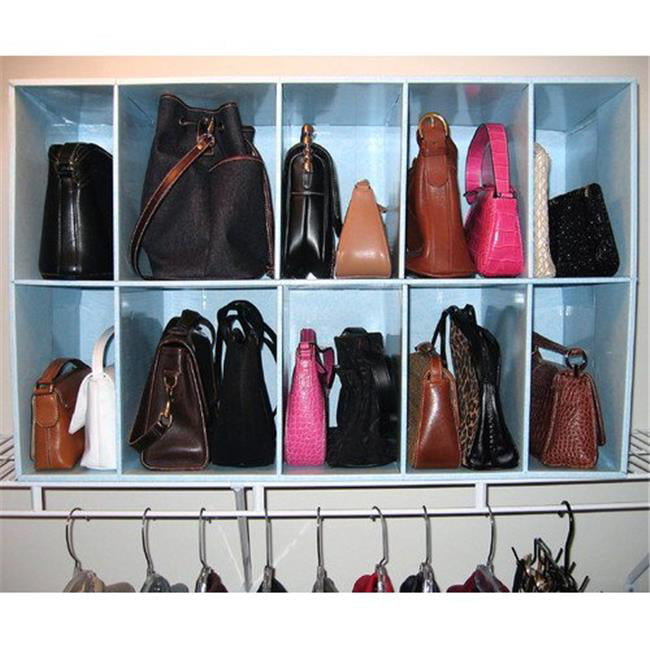 purse display closet