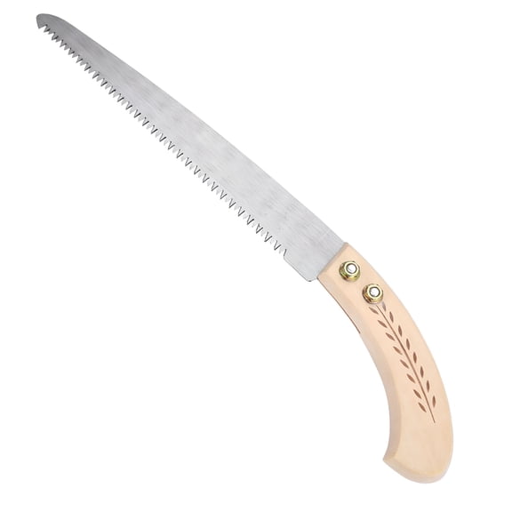 EXLEAF 2026 New Wood Pruning Saw Curved Wood Handle Hard Branches Trimming Hand Saw for Gardening, Carpentry, Camping, Orchard, Backyard