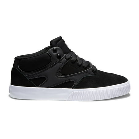 

DC Men s Kalis Vulc Mid Skate Shoe BLACK/BLACK/WHITE