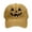 Khaki*, variant on RUTAYY Unisex Halloween Baseball Cap Pumpkin Face Print Holiday Celebrations Hats White
