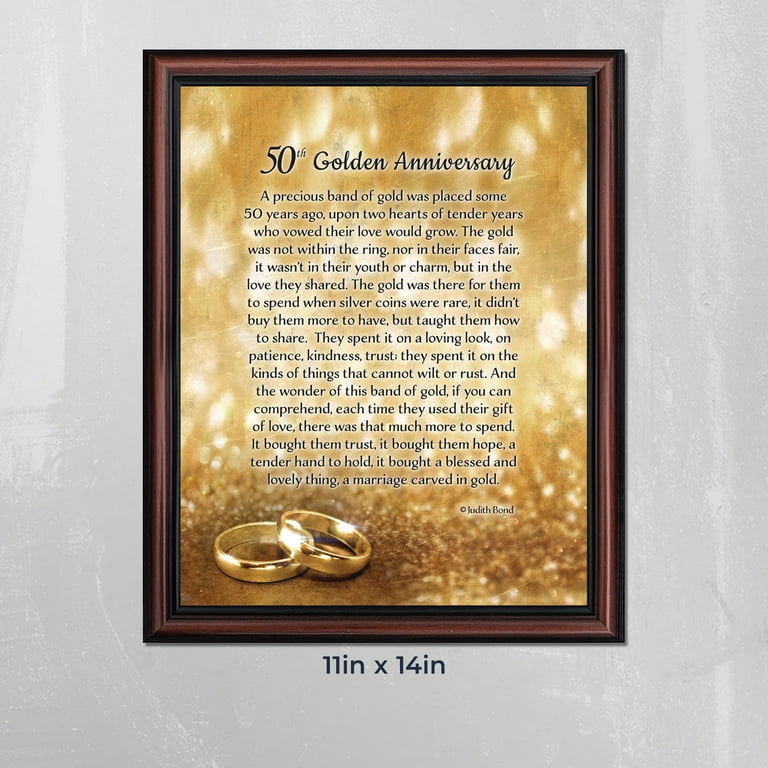 Golden 2024 anniversary gifts