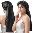 thumbnail image 1 of Gorro de seda YFONG 22 Momme 100% seda de morera para mujer, 1 of 8