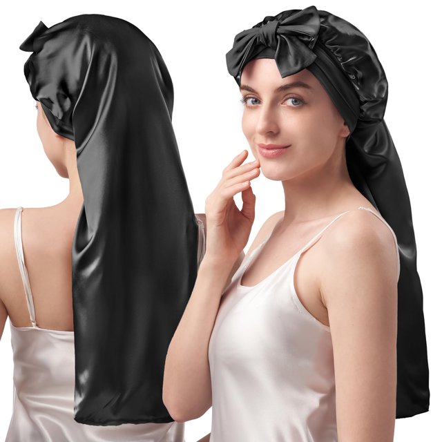 Gorro de seda YFONG 22 Momme 100% seda de morera para mujer