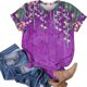 thumbnail image 5 of Blusa suelta con cuello redondo y manga corta para mujer a la moda para adultos Pompotops hfajkhk129397, 5 of 6