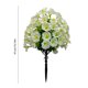 thumbnail image 3 of Flores artificiales para jardines exteriores con pinchos en el suelo, decoración blanca de trompeta para jardín, patio o macetas de interior, plástico resistente a la intemperie, 3 of 6
