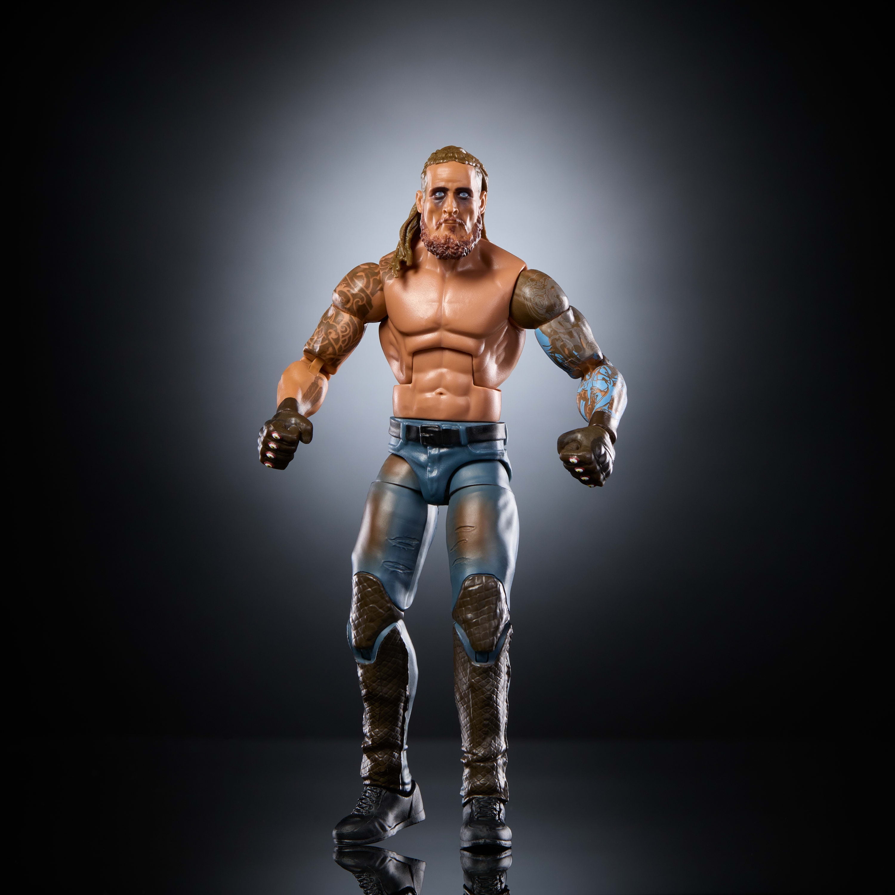 Figurine d’action WWE Elite Dexter Lumis, série #119, objet de collection 6 pouces avec articulation et accessoires