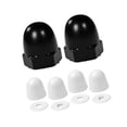 thumbnail image 5 of CoudarTitie Toilet Bolt Covers Easy Installation Decorative Practical Elegant Decoration Set Black White Set, 5 of 9