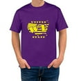 thumbnail image 6 of The Season Essentials All States Collection “United We Stand” 100% Cotton Unisex T-shirt Graphic Tee, Purple/Yellow, X-Small, 6 of 11