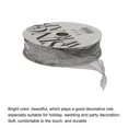 thumbnail image 3 of 1 Inch 20 Yard Sheer Organza Ribbon Shimmer Chiffon Tulle Ribbons Grey for Gift Wrapping Floral Bouquet Wedding, 3 of 6