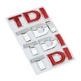 thumbnail image 5 of 3D Metal TDI Logo Car Front Grille Emblem Sticker Fender Side Rear Trunk Auto Badge Decor For VW Polo Golf Jetta Passat MK4 MK5, 5 of 7