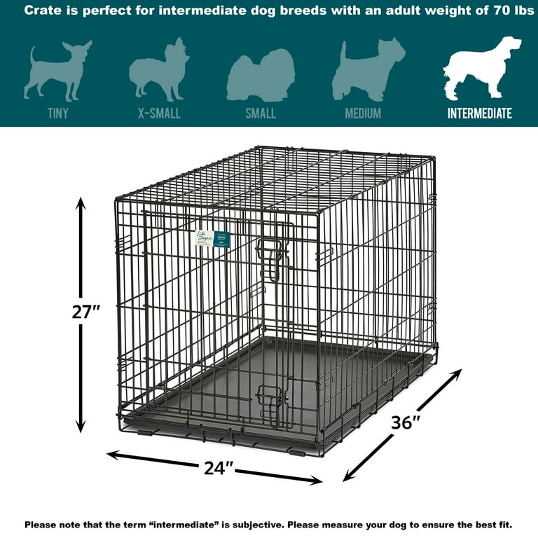 Large Dog Amazon Easy Collapsible Dog Crate 30 Inch Dog Crate For