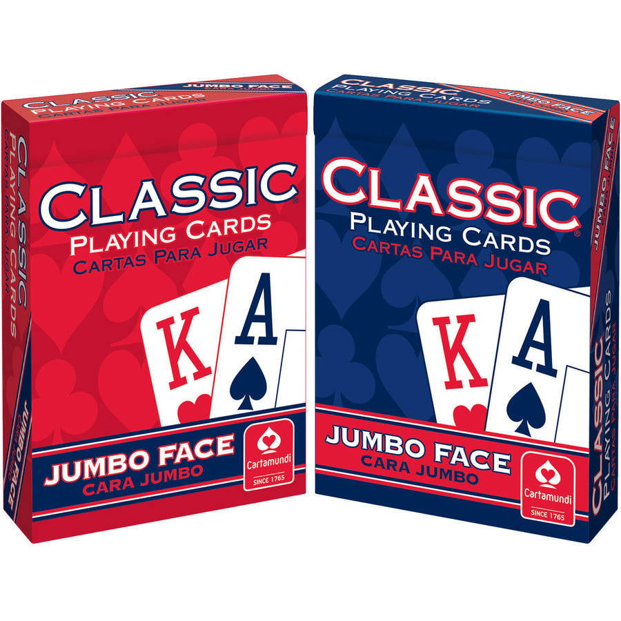 Classic Jumbo Playing Cards - Walmart.com - Walmart.com