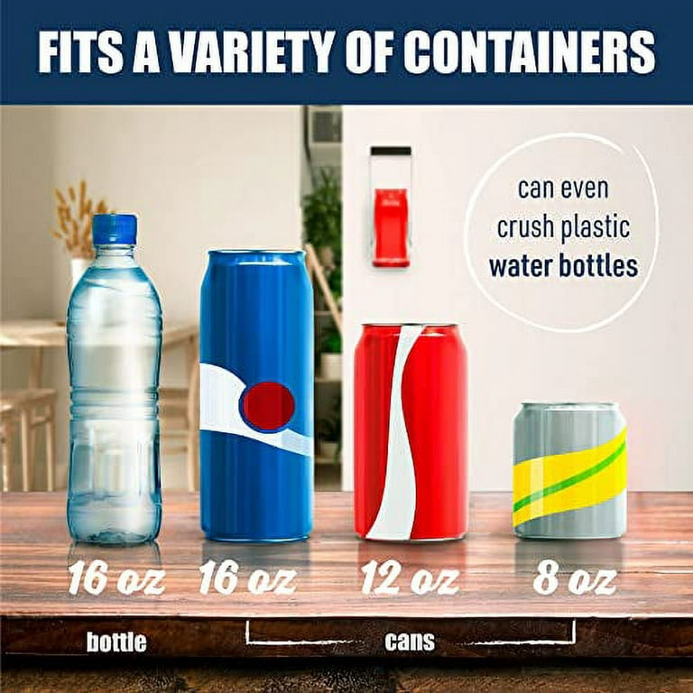 Fstcrt Electric Can Crusher for Recycling 12oz&16oz Aluminum Cans,16oz Metal Can Crusher, Heavy-Duty Smasher for Aluminum Seltzer, Soda, Beer Cans and