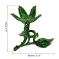 thumbnail image 2 of Uxcell Crystal Ball Stand, Sphere Display Stand Photography Props for 50 to 80mm Crystal Balls Rose Shape, Green, 2 of 5