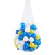 thumbnail image 1 of Sailing Bolas oceánicas reutilizables de plástico blando, blancas, azules y amarillas, 100 unidades para juguetes para niños, 1 of 9