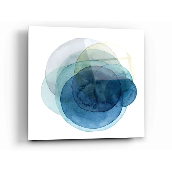Epic Art 'Evolving Planets I' by Grace Popp Acrylic Glass Wall Art, 12"x12"