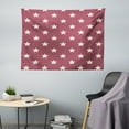 thumbnail image 1 of Star Tapestry, Repeating Stars Celestial Bodies Cartoonized Drawing Simplistic Print, Fabric Wall Hanging Decor for Bedroom Living Room Dorm, 5 Sizes, Mauve Taupe Champagne, by Ambesonne, 1 of 1