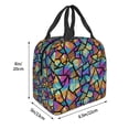 thumbnail image 3 of Fuzoiu Colored Glass1 Print Lunch Bag for Women & Men,Adult Insulated Lunch Box,Leakproof Cooler,Food Lunch Containers,Reusable Lunch Tote Bags for Work, Travel, Outdoor, 3 of 8