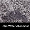 thumbnail image 4 of Luxury Bathtub Rug Round Shower Soft Corner Bathroom Mat Carpet 12 Quadrant Curved Bathroom Mat, 4 of 5