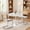 Beige4/White 24 Inch Table, variant on Kitchen Table and Chairs for 2, 24" Dining Table Set for 2 with Velvet Upholstered Chairs, 3 Piece Round Kitchen Table Set, Dining Room Table Set for Small Space, Apartment
