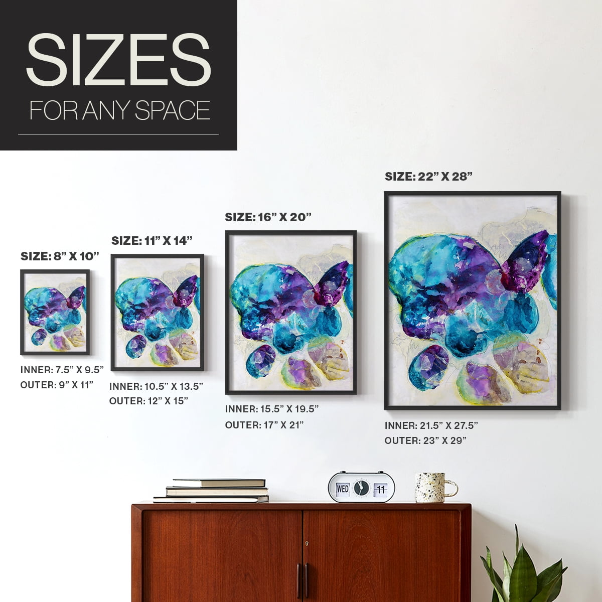 Aegean Dream I in Paper Solid Wood 11 x 14 Framed Print