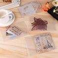 thumbnail image 5 of 20 Pcs Clear Stamp and Die Storage Bag, 5 x 7 Inch Stencil, 5 of 8