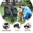 thumbnail image 2 of Wedyvko Dog Stroller for Medium Large Dogs - Foldable Jogger 4 Wheels Pet Stroller with Adjustable Handle for Small to Large Dogs and Other Pet Travel (Blue), 2 of 7