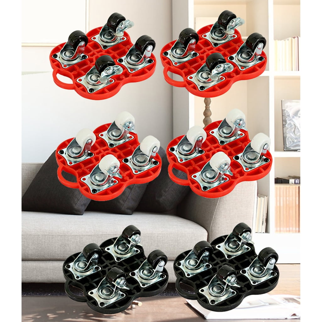 Furniture Moving Transport Roller Set Heavy Duty Furniture Lifter Labor Saving Appliance Mover Sliders Easy Safe Large