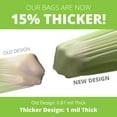 thumbnail image 6 of 13 Gal. 1 Mil. Compostable Trash Bags with drawstring, Eco-Friendly, Heavy-Duty (30-Count), 6 of 10