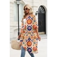 thumbnail image 5 of WIHOLL Women's Cover Up Floral Print Kimono Cardigan Loose Casual Blouse Summer Swimsuit Beach, 5 of 10