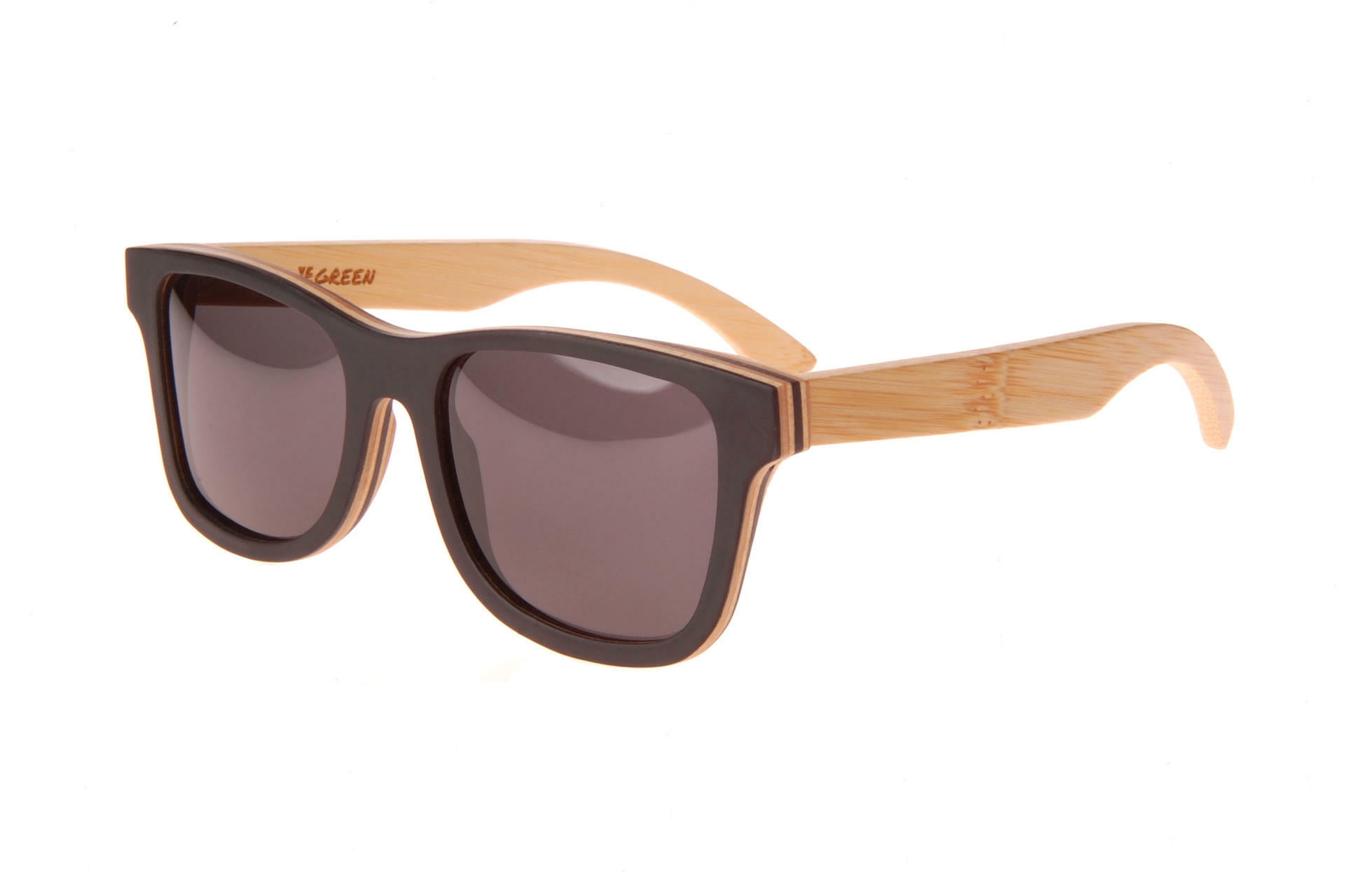 New Premium Wooden Polarized Ebony Ginkgo Sunglasses 55mm with Engraved Temples Amazon.com: WOODONLY Walnut Wood Polarized Sunglasses - Cool  main image 4