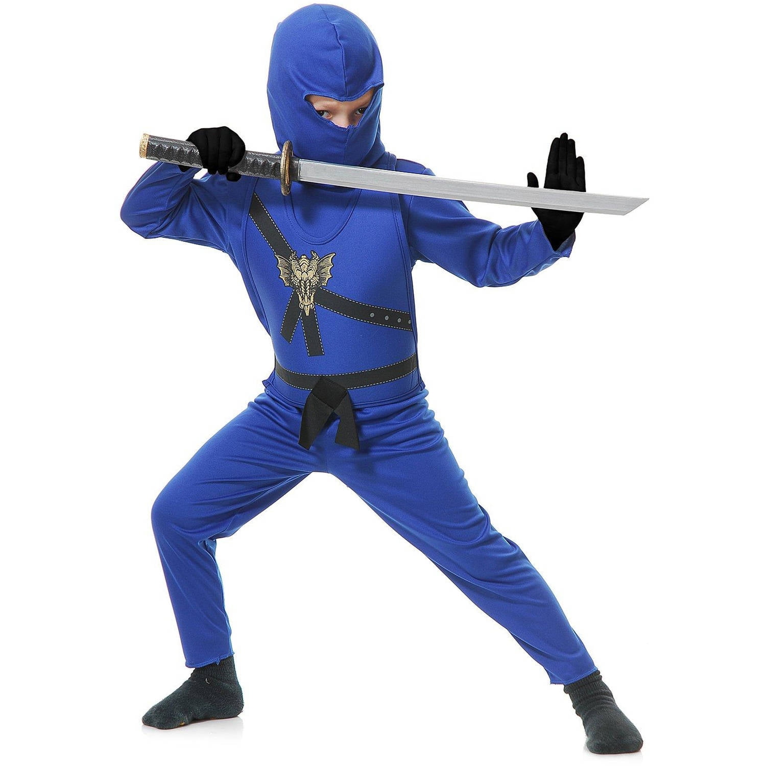 Blue Ninja Child Halloween Costume