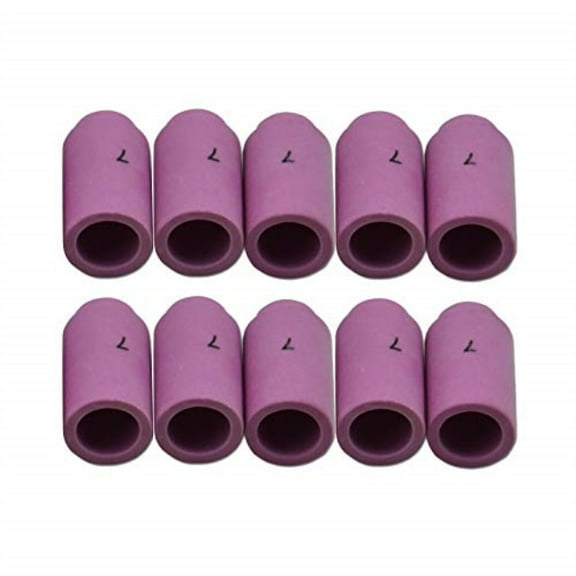 13N11#7 7/16" Orifice TIG Alumina Nozzle Ceramic Cups Fit PTA SR DB WP 9 20 25 TIG Welding Torch Accessories 10PK