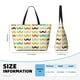 thumbnail image 4 of Fotbe Colorful Mustache Bolsa de Viaje para Playa - Resistente al Agua, Bolsa Tote de Gran Capacidad y Ligera con 7 Bolsillos para Mujeres y Hombres, 4 of 7