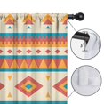 thumbnail image 4 of Blackout Kids Curtains,Boho Bohemia Geometric Line Art Childrens Insulated Curtains Set Of 2,Bedroom Essentials,Toddler Room Decor 52"x63"(132x160cm), 4 of 4