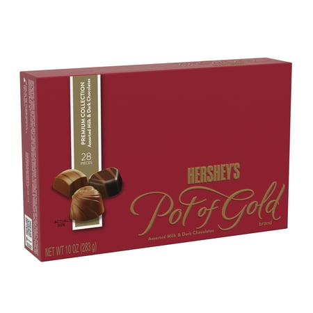 Hershey's Pot of Gold Assorted Chocolate Premium Collection, 10 Oz.