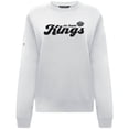 thumbnail image 2 of Women's Levelwear White Los Angeles Kings Yvette Big Script Tri-Blend Sweatshirt, 2 of 3